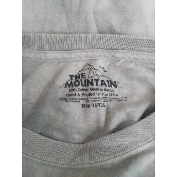 Men's The Mountain Big Skull Face Graphic Short Sleeve T-Shirt Large L - Picture 4 of 6